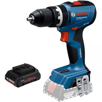 Bosch  GSB 18V-65 + ProCORE - Masina de gaurit si insurubat cu percutie 65 Nm + Acumulator Li-Ion 18 V 4 Ah