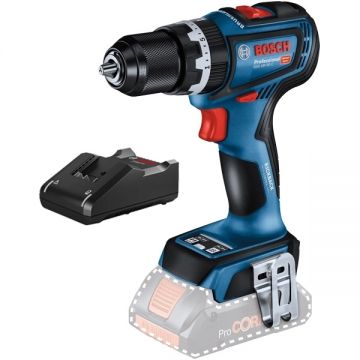 Bosch  GSB 18V-90 C + GAL 18V-40 - Masina de gaurit si insurubat cu percutie fara acumulatori Li-Ion 18 V - Ah 64 Nm + Incarcator acumulatori