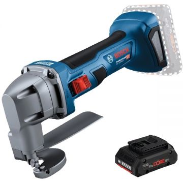 Bosch  GSC 18V-16 E + ProCORE - Masina de taiat tabla 1.6 mm + Acumulator Li-Ion 18 V 4 Ah