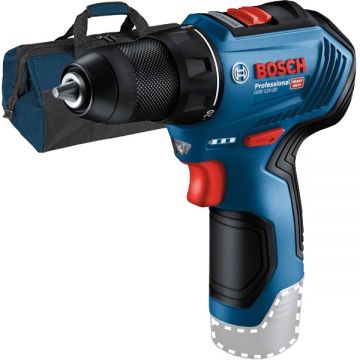 Bosch  GSR 12V-30 + 1619BZ0100 - Masina de gaurit si insurubat fara acumulatori si incarcator Li-Ion 12 V - Ah 30 Nm + Geanta textila