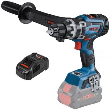 Bosch  GSR 18V-150 C + GAL 1880 CV - Masina de gaurit si insurubat fara acumulatori Li-Ion 18 V - Ah 150 Nm + Incarcator acumulatori