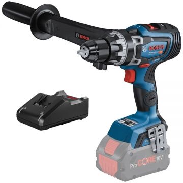Bosch  GSR 18V-150 C + GAL 18V-40 - Masina de gaurit si insurubat fara acumulatori Li-Ion 18 V - Ah 150 Nm + Incarcator acumulatori