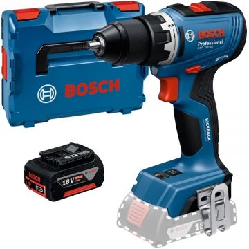 Bosch  GSR 18V-65 + GBA - Masina de gaurit si insurubat 65 Nm valiza speciala + Acumulator Li-Ion 18 V 5 Ah