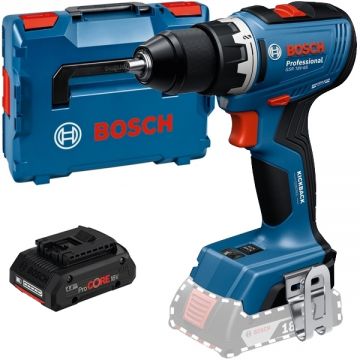 Bosch  GSR 18V-65 + ProCORE - Masina de gaurit si insurubat 65 Nm valiza speciala + Acumulator Li-Ion 18 V 4 Ah