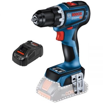 Bosch  GSR 18V-90 C + GAL 1880 CV - Masina de gaurit si insurubat fara acumulatori Li-Ion 18 V - Ah 64 Nm + Incarcator acumulatori