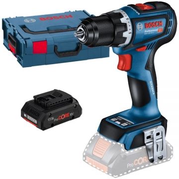 Bosch  GSR 18V-90 C + ProCORE - Masina de gaurit si insurubat 64 Nm valiza speciala + Acumulator Li-Ion 18 V 4 Ah