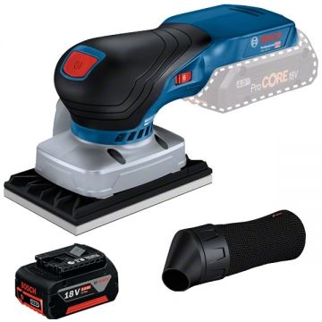 Bosch  GSS 18V-13 + GBA - Slefuitor cu vibratii 80x130 mm + Acumulator Li-Ion 18 V 5 Ah