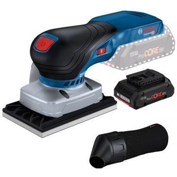 Bosch  GSS 18V-13 + ProCORE - Slefuitor cu vibratii 80x130 mm + Acumulator Li-Ion 18 V 4 Ah
