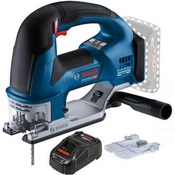 Bosch  GST 18V-155 BC + GAL 1880 CV - Fierastrau pendular fara acumulatori Li-Ion 18 V - Ah accesorii + Incarcator acumulatori