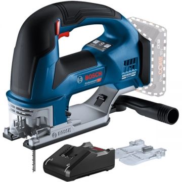 Bosch  GST 18V-155 BC + GAL 18V-40 - Fierastrau pendular fara acumulatori Li-Ion 18 V - Ah accesorii + Incarcator acumulatori