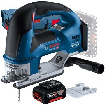 Bosch  GST 18V-155 BC + GBA - Fierastrau pendular valiza speciala accesorii + Acumulator Li-Ion 18 V 5 Ah