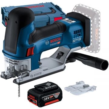 Bosch  GST 18V-155 SC + GBA - Fierastrau pendular valiza speciala accesorii + Acumulator Li-Ion 18 V 5 Ah