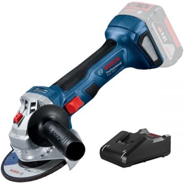 Bosch  GWS 180-LI + GAL 18V-40 - Polizor unghiular fara acumulatori Li-Ion 18 V - Ah 125 mm + Incarcator acumulatori