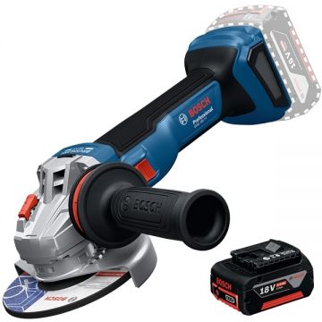 Bosch  GWS 18V-11 + GBA - Polizor unghiular 125 mm + Acumulator Li-Ion 18 V 5 Ah