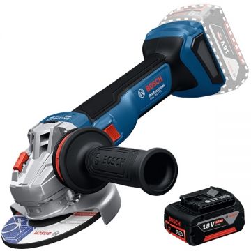 Bosch  GWS 18V-11 S + GBA- Polizor unghiular 125 mm + Acumulator Li-Ion 18 V 5 Ah
