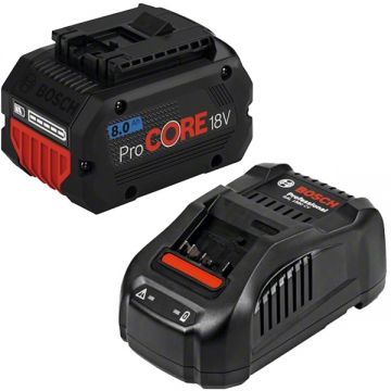 Bosch  ProCORE + GAL 1880 CV - Set 1 acumulator si incarcator Li-Ion 18 V 8 Ah