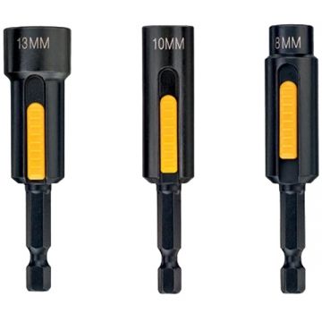 DeWalt  DT7460 - Set chei tubulare cu tija hexagonala 3 bucati