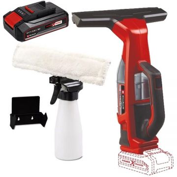 Einhell  BRILLIANTO PXC - Aspirator pentru geamuri 280 mm 0.1 l accesorii + Acumulator Li-Ion 18 V 2.5 Ah
