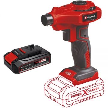 Einhell  CE-AP 18 Li PXC - Pompa pentru aer 0.053 bar + Acumulator Li-Ion 18 V 2.5 Ah