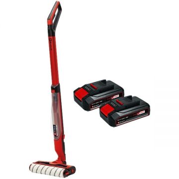 Einhell  CLEANEXXO PXC + Twinpack CB - Aparat de curatat podele dure + Set 2 acumulatori Li-Ion 18 V 2.5 Ah
