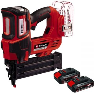 Einhell  FIXETTO 18/50 N PXC + Twinpack CB - Capsator + Set 2 acumulatori Li-Ion 18 V 2.5 Ah