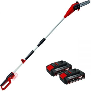 Einhell  GC-LC 18/20 Li T PXC + Twinpack CB - Drujba 20 cm 5.5 m/s + Set 2 acumulatori Li-Ion 18 V 2.5 Ah