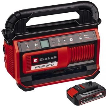 Einhell  PRESSITO 18/25 PXC - Compresor 25 l/min 11 bar + Acumulator Li-Ion 18 V 2.5 Ah