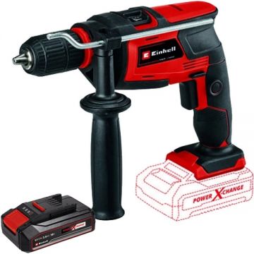 Einhell  TC-ID 18 Li PXC  - Masina de gaurit si insurubat cu percutie + Acumulator Li-Ion 18 V 2.5 Ah