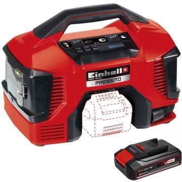 Einhell  TE-AC 18/11 LiAC PRESSITO PXC - Compresor hibrid 11 bar + Acumulator Li-Ion 18 V 2.5 Ah