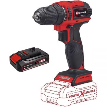Einhell  TE-CD 18/40 Li BL PXC - Masina de gaurit si insurubat 40 Nm + Acumulator Li-Ion 18 V 2.5 Ah