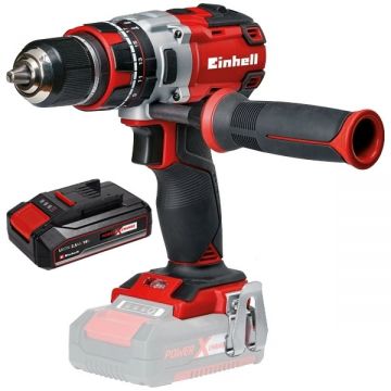 Einhell  TE-CD 18 Li-i PXC - Masina de gaurit si insurubat cu percutie 60 Nm motor fara perii + Acumulator Li-Ion 18 V 2.5 Ah