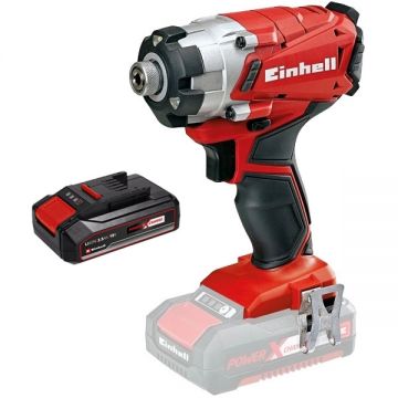 Einhell  TE-CI 18/1 Li PXC - Masina de insurubat cu impact 140 Nm + Acumulator Li-Ion 18 V 2.5 Ah