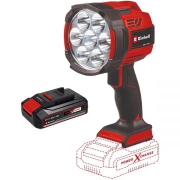 Einhell  TE-CL 18/2500 LiAC PXC - Lampa + Acumulator Li-Ion 18 V 2.5 Ah