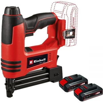 Einhell  TE-CN 18 Li PXC + Twinpack CB - Capsator 5.7 mm + Set 2 acumulatori Li-Ion 18 V 2.5 Ah