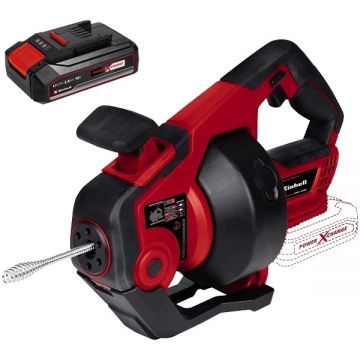 Einhell  TE-DA 18/760 Li PXC - Aparat de desfundat tevi 16-55 mm + Acumulator Li-Ion 18 V 2.5 Ah