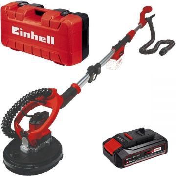 Einhell  TE-DW 18/225 Li BL PXC - Slefuitor pentru pereti motor fara perii + Acumulator Li-Ion 18 V 2.5 Ah