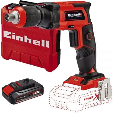 Einhell  TE-DY 18 Li PXC - Masina de insurubat valiza plastic + Acumulator Li-Ion 18 V 2.5 Ah