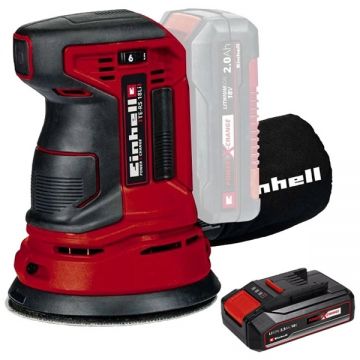 Einhell  TE-RS 18 Li PXC - Slefuitor cu excentric 125 mm + Acumulator Li-Ion 18 V 2.5 Ah