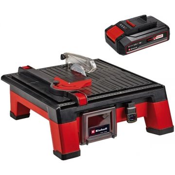 Einhell  TE-TC 18/115 Li PXC - Masina de taiat ceramica 115 mm taiere 45 grade + Acumulator Li-Ion 18 V 2.5 Ah