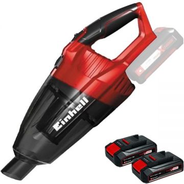 Einhell  TE-VC 18 Li PXC + Twinpack CB - Aspirator 42 mbar + Set 2 acumulatori Li-Ion 18 V 2.5 Ah