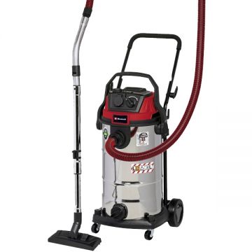Einhell  TE-VC 2340 SACL - Aspirator umed-uscat 1500 W 225 mbar 40 l functie suflare rezervor inox priza scule electrice comutator curatare filtru
