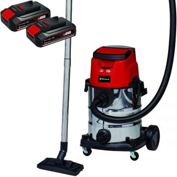 Einhell  TE-VC 36/25 Li S PXC + Twinpack CB - Aspirator 150 mbar + Set 2 acumulatori Li-Ion 18 V 2.5 Ah