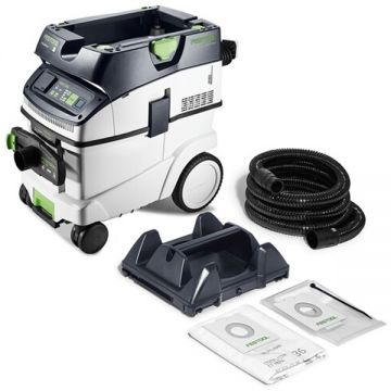 Festool  CLEANTEC CTL 36 EI AC-PLANEX - Aspirator umed-uscat 2400 W 240 mbar 36 l priza scule electrice