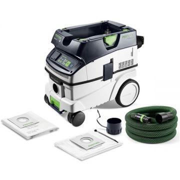 Festool  CLEANTEC CTM 26 EI AC - Aspirator umed-uscat 2400 W 240 mbar 26 l priza scule electrice