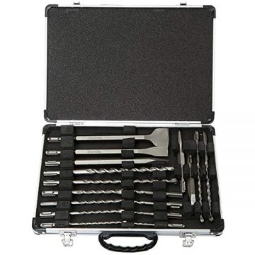 Makita  D-42444 - Set SDS-Plus 12 burghie 5 dalti cutie metal