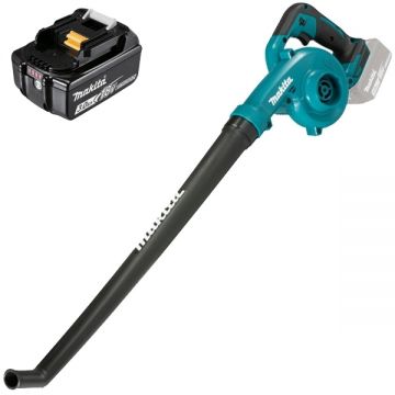 Makita  DUB186Z + BL1830B - Suflanta de gradina 186 m3/h + Acumulator Li-Ion 18 V 3 Ah