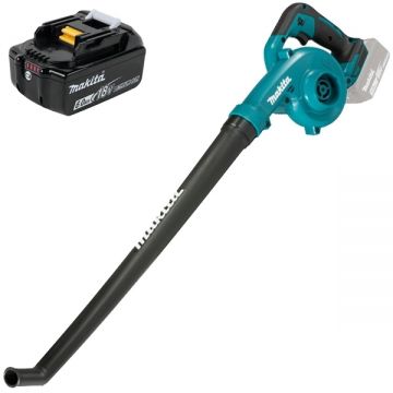 Makita  DUB186Z + BL1860B - Suflanta de gradina 186 m3/h + Acumulator Li-Ion 18 V 6 Ah