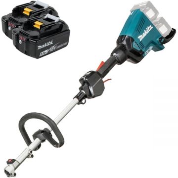 Makita  DUX60Z + 2 x BL1860B - Masina multifunctionala + Set 2 acumulatori Li-Ion 18 V 6 Ah