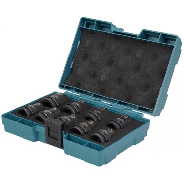 Makita  E-16570 - Set chei tubulare impact 8-21  mm 1/2 inch 9 bucati
