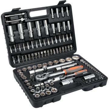 Sthor  58685 - Set capete de insurubare si chei tubulare mixt 108 bucati